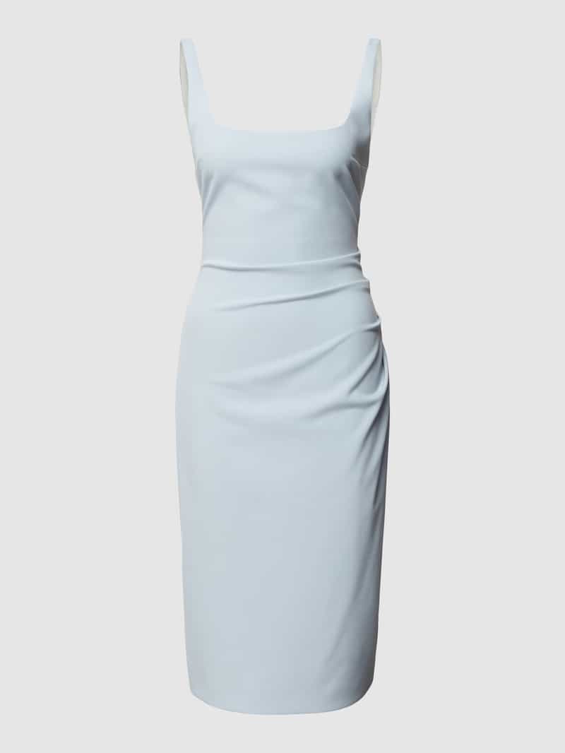 HUGO Midi-jurk met plooien, model 'Kanke'