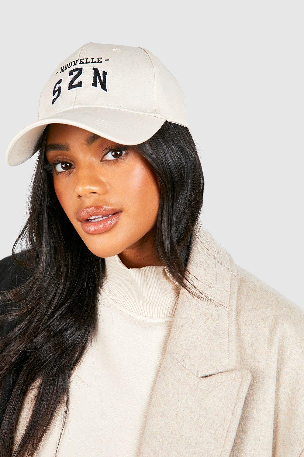 Boohoo Nouvelle Washed Cap, Ivory