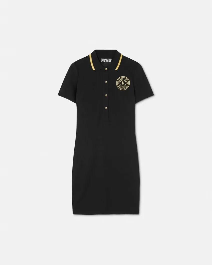 Versace Jeans Versace jeans couture dress polo gold