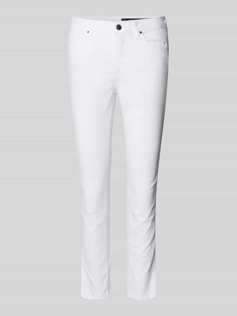 Armani Exchange Super skinny fit jeans met knoopsluiting