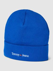 Tommy Jeans Beanie met labelstitching, model 'SPORT'