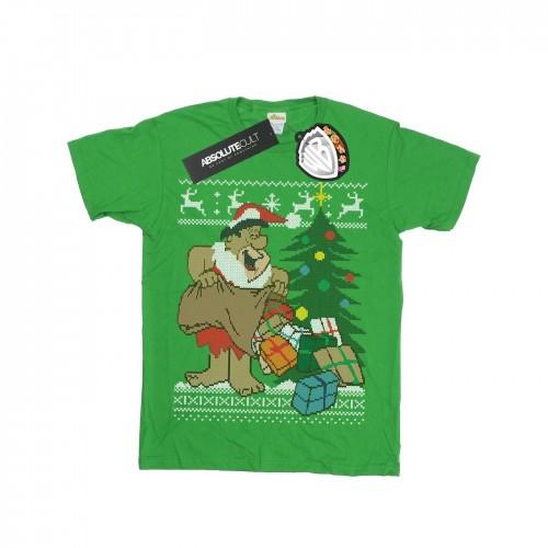 The Flintstones Boys Christmas Fair Isle T-Shirt