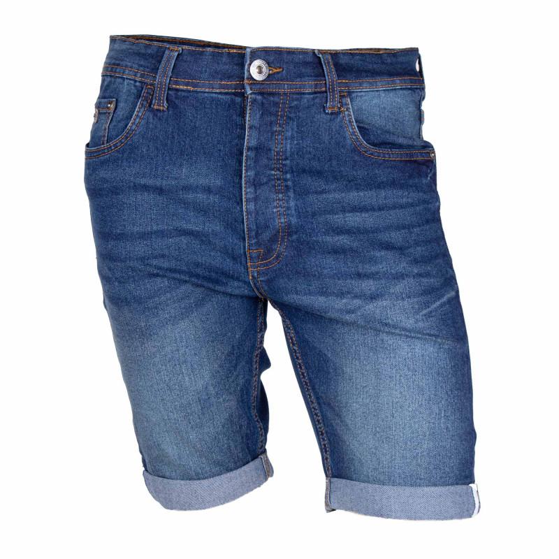BLAGGIO Bermuda shorts denim jeans stone velsa stretch katoen Heren 