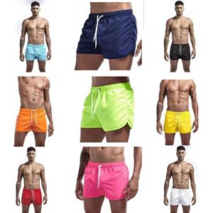 Luojin 9 kleuren zomer nieuwe herenmode strandshorts polyester sneldrogende meerkleurige sportwijken voor herenshorts