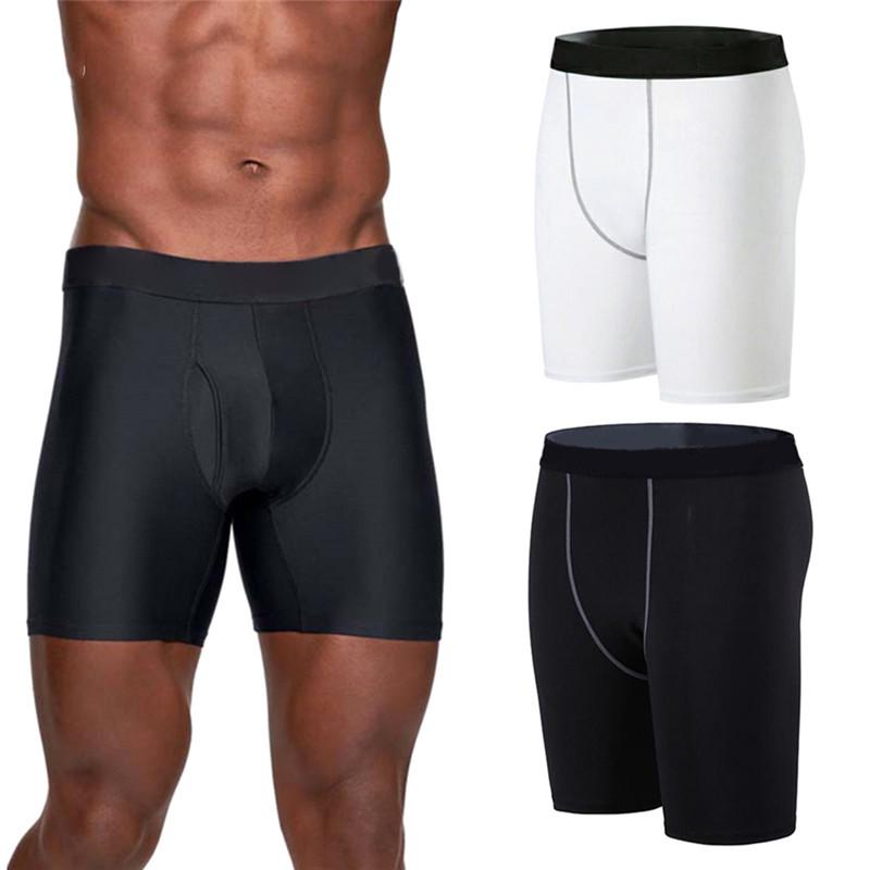 PJ78HG Men Compression Short Running Tights Men's Quick Dry Gym Fitness Sport Leggings Running Shorts Male Underwear Sport Shorts
