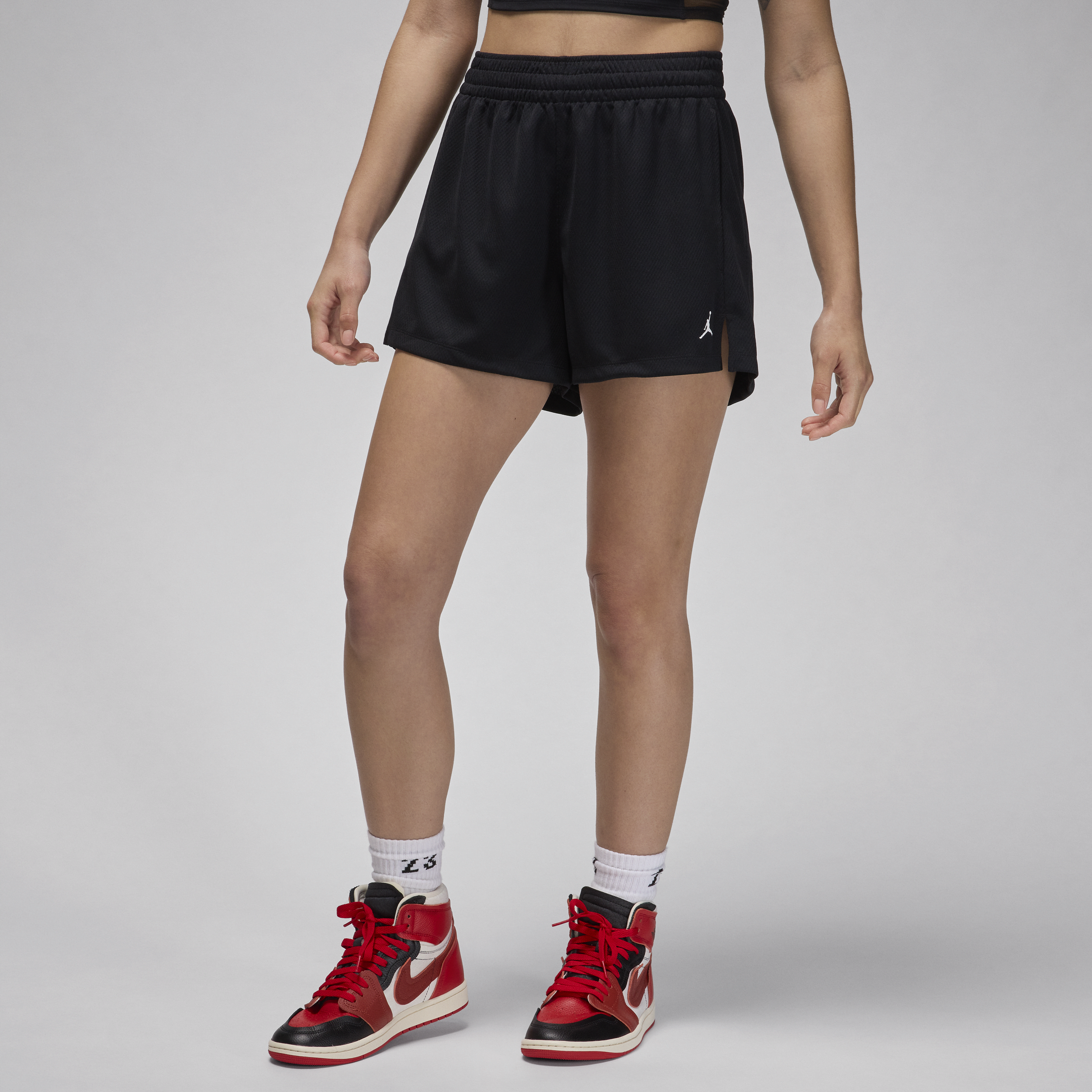 Jordan Sport damesshorts met mesh - Zwart