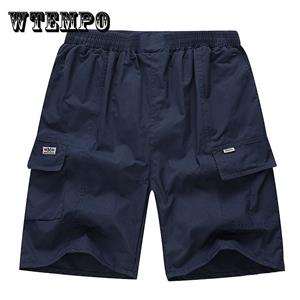 WTEMPO Middle-aged Loose Pants Shorts Men's Five-point Pants Summer Thin Middle-aged and Elderly Casual  Pants Men's Straight Pants Summer