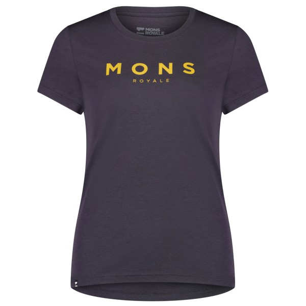 Mons Royale  Women's Icon Merino Air-Con Tee - Merinoshirt, grijs