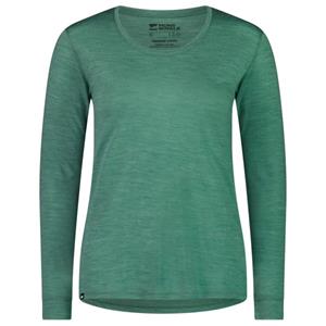 Mons Royale  Women's Zephyr Merino Cool L/S - Merinoshirt, groen