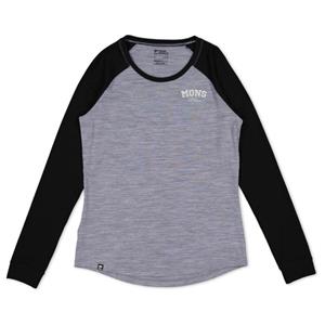 Mons Royale  Women's Icon Merino Air-Con Raglan - Merinoshirt, grijs