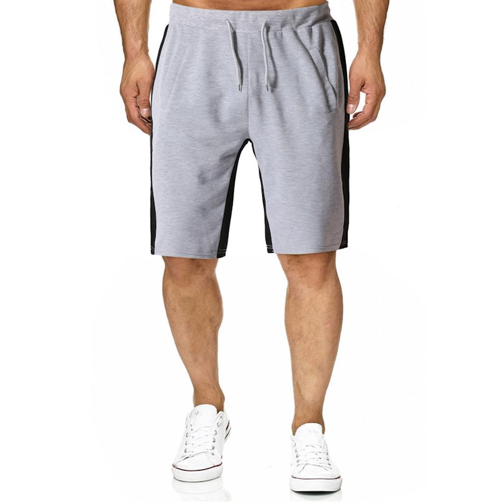 Les77lie Fashion Men's Casual Sports Jogging Elasticated Waist Shorts Pants Trousers