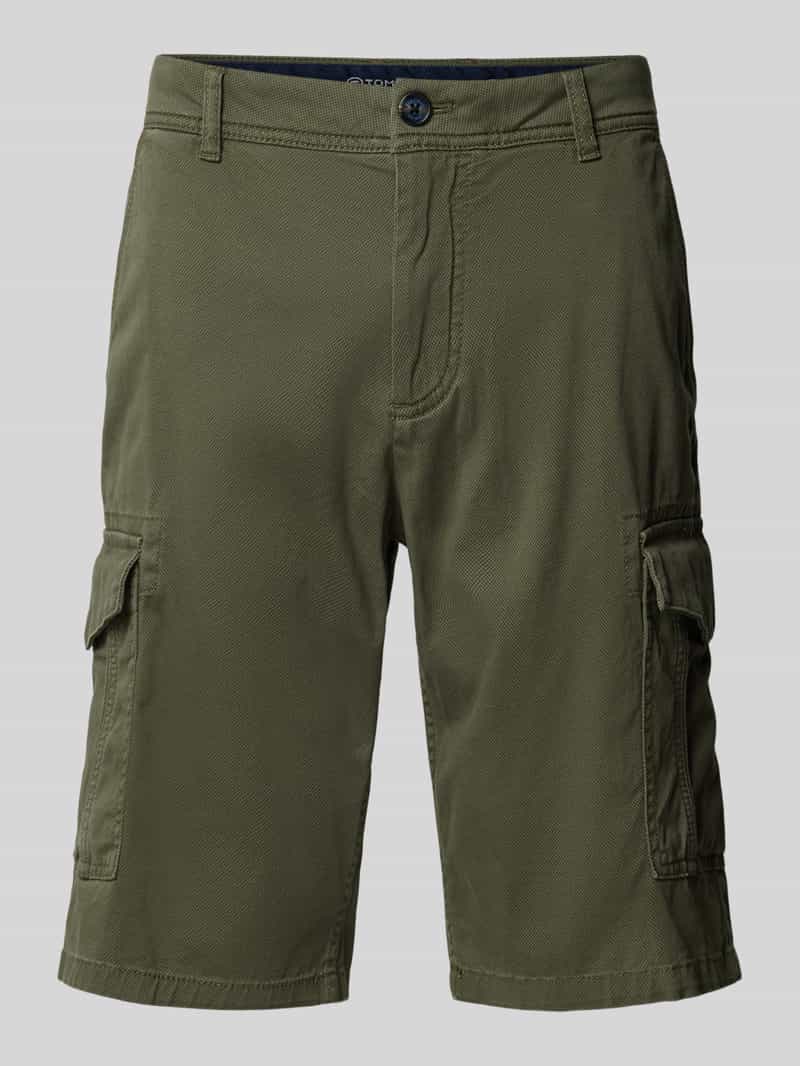 TOM TAILOR Shorts REGULAR PRINTED aus Baumwollmix