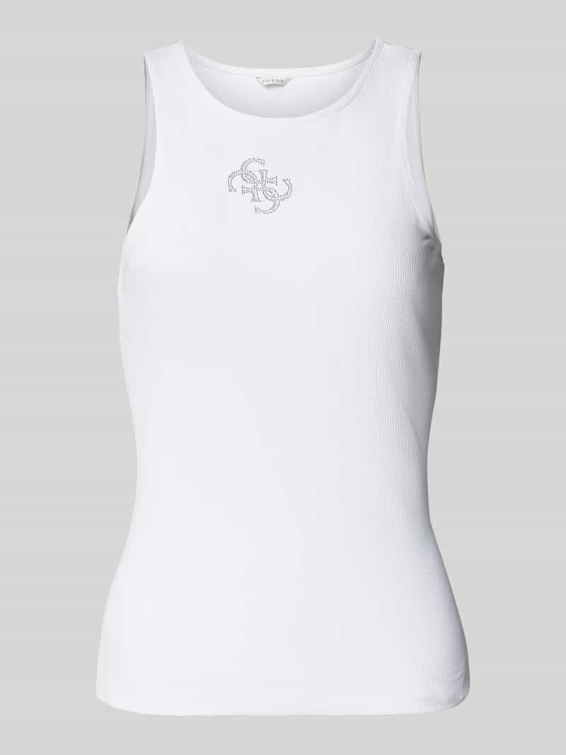 Guess Tanktop met strass-steentjes, model 'GUENDALINA'