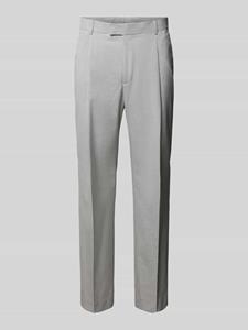 Selected Homme Regular fit pantalon van linnen met persplooien, model 'WILL'