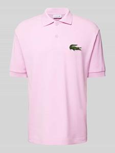 Lacoste Loose fit poloshirt met logopatch