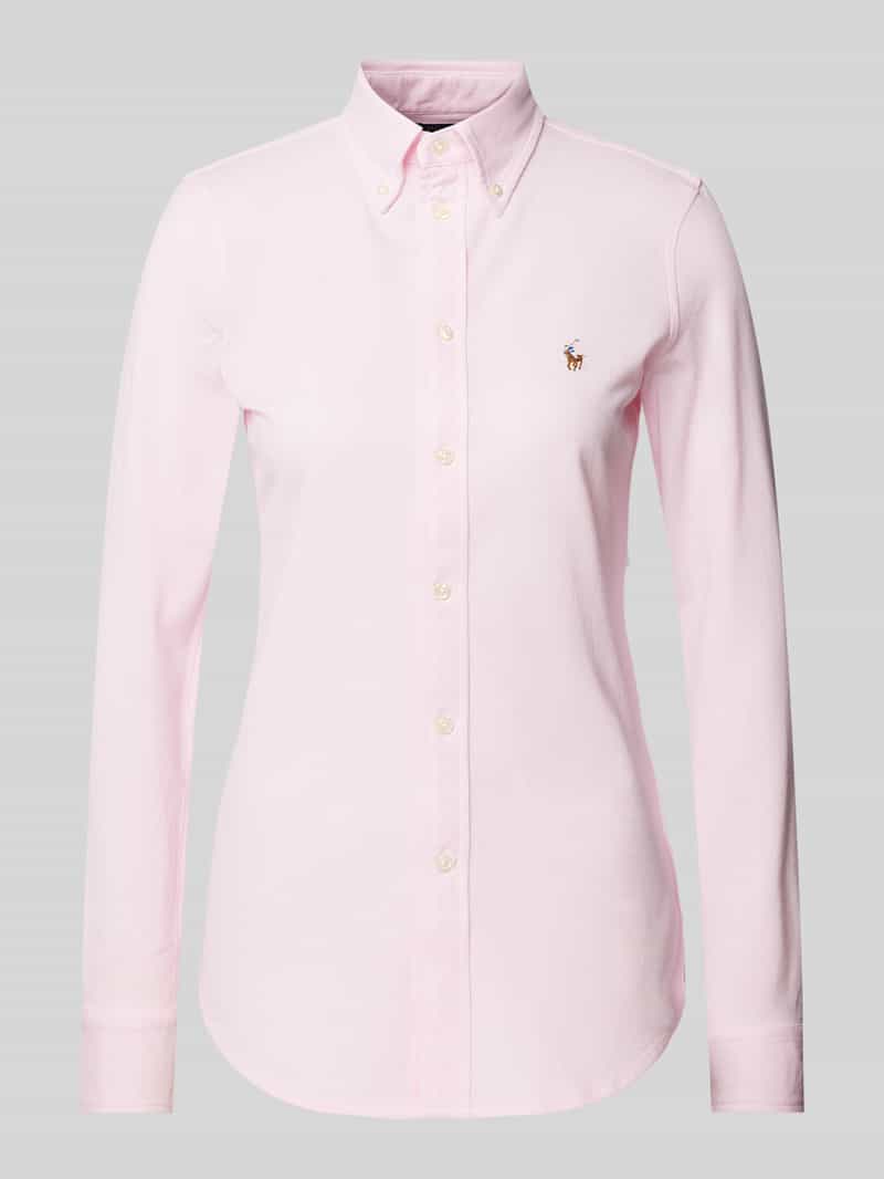 Polo Ralph Lauren Overhemdblouse met button-downkraag, model ‘	HEIDI’