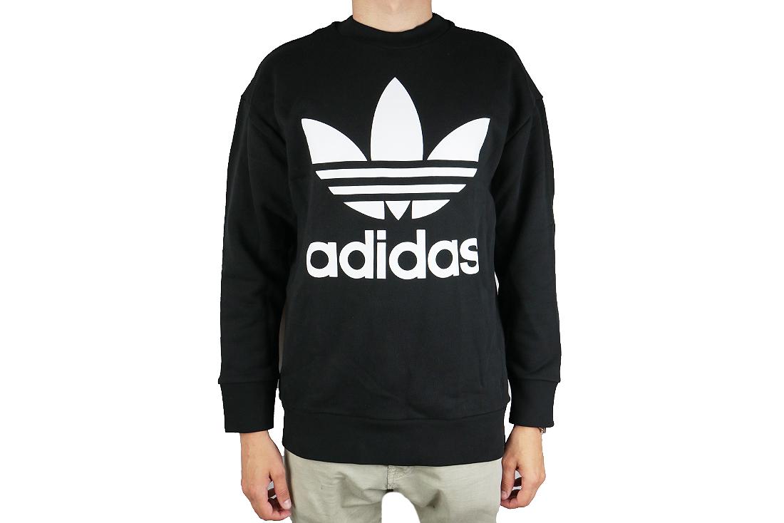 Adidas Originals Trefoil Over Crew CW1236, Heren, Sweatshirts, zwart