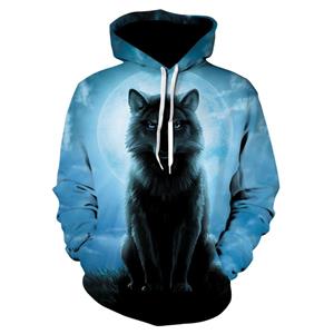 TIP723 Wolf 3D Printed Men Hoodies Sweatshirts Funny Hip-Hop Hoodie Novelty Streetwear Hooded Spring Autumn Jackets Men's Tracksuits