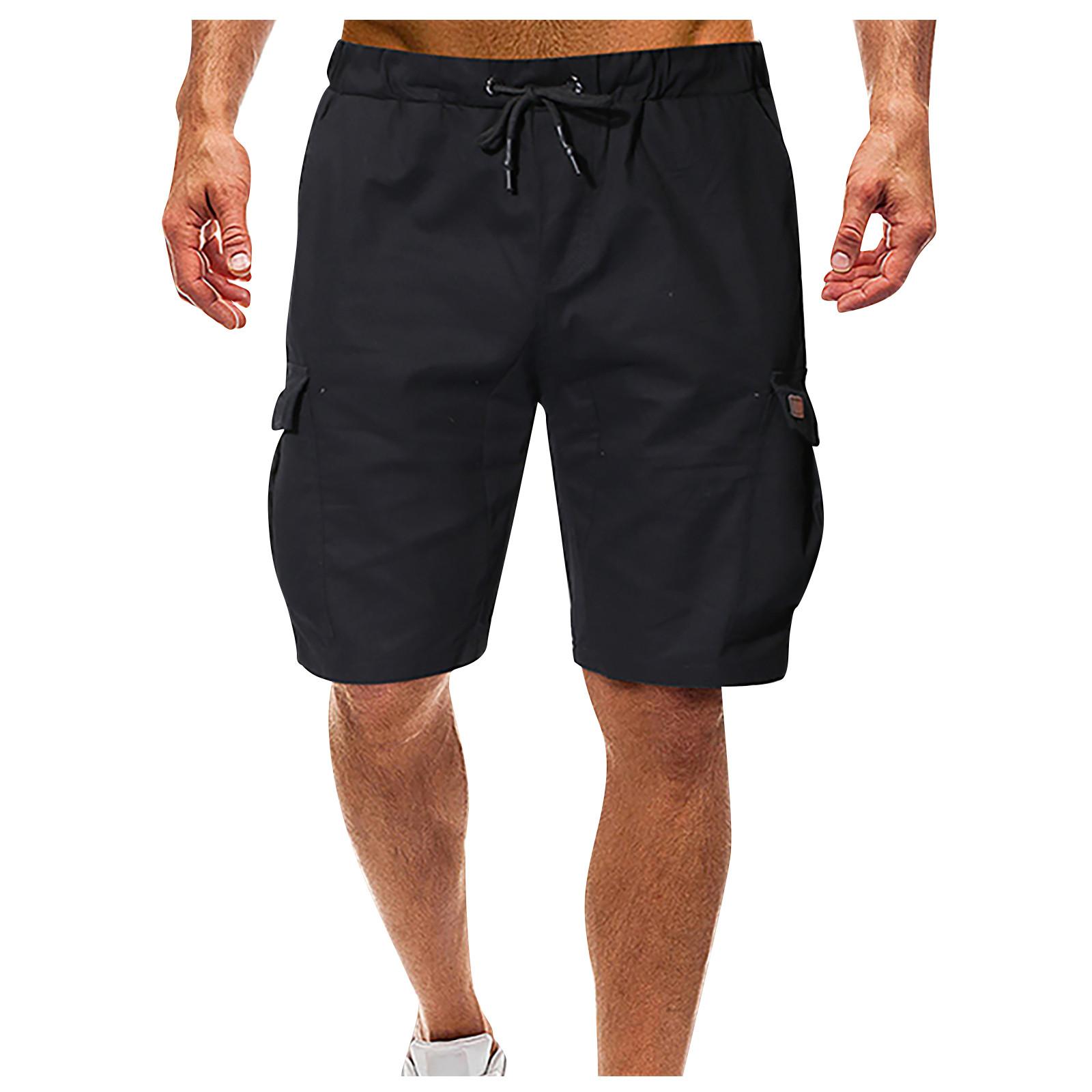 SMAP (ZO)Heren zomer casual buiten casual patchwork zakken overall sport tooling shorts broek