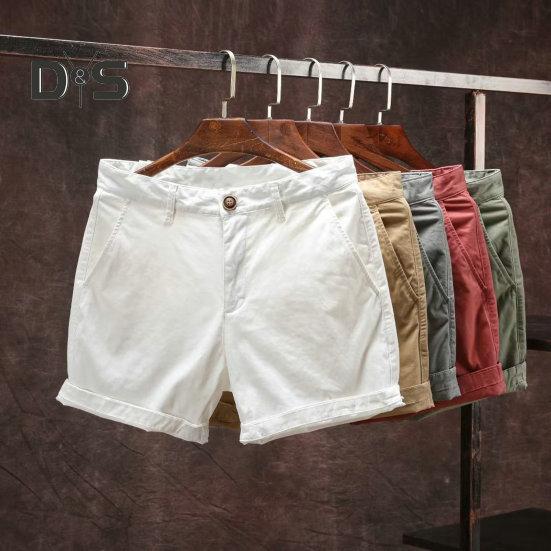 Eyouth Men Summer Beach Shorts Mid rise Elastic Waist Casual Shorts Solid Color Pockets Design Cargo Shorts Streetwear