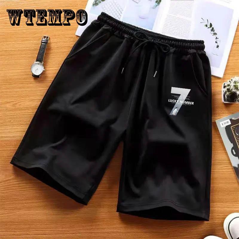WTEMPO Summer Ice Silk Pants Men's Shorts Thin Section All-match Loose Casual Pants Sports Pants Quick-drying Breathable Harem Five-point Pants