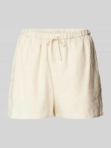 Tommy Hilfiger Shorts PULL ON CASUAL LINEN SHORT mit Logostickerei