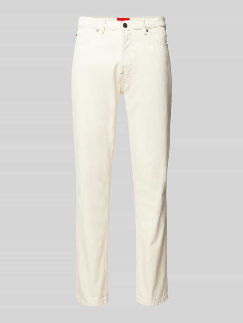 HUGO Tapered fit jeans in 5-pocketmodel, model 'Ash'