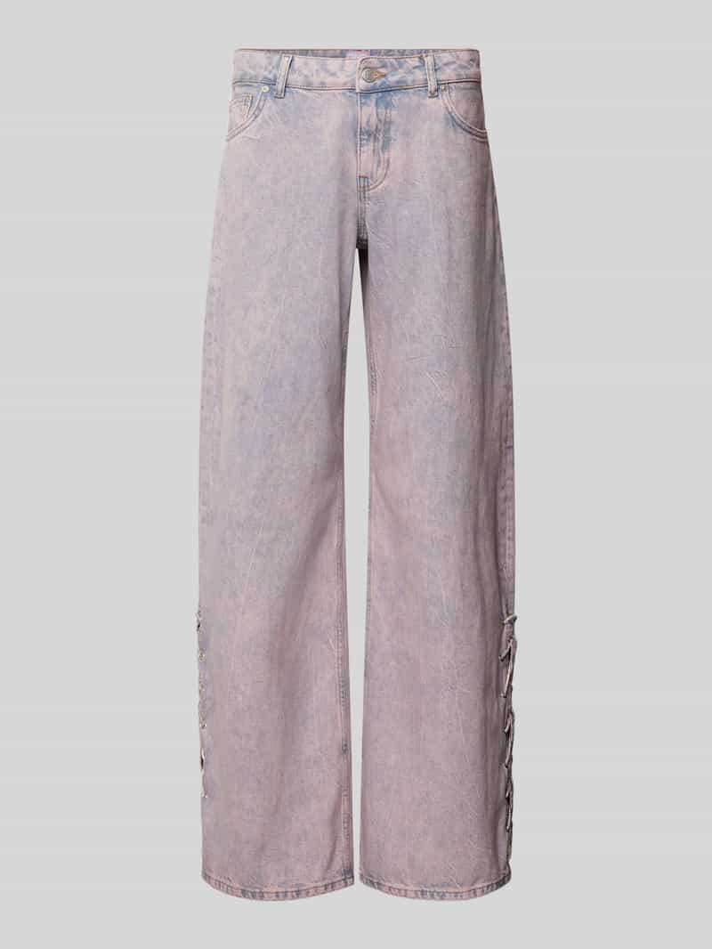 Review X GNO Flared jeans met vetersluitingen - 