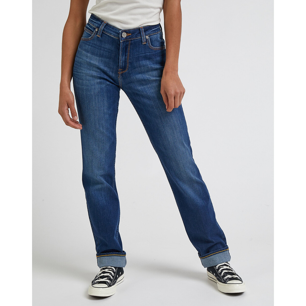 Lee Rechte jeans Marion Straight, standaard taille
