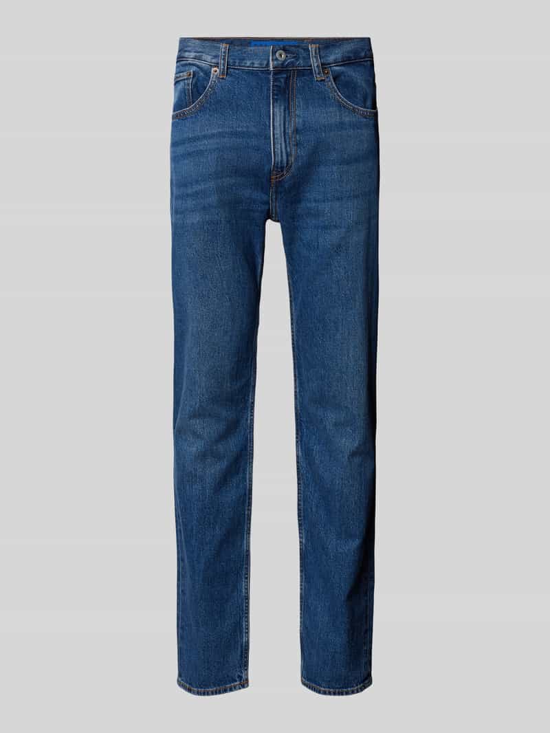 Hugo Blue Regular fit jeans in 5-pocketmodel, model 'Ash'