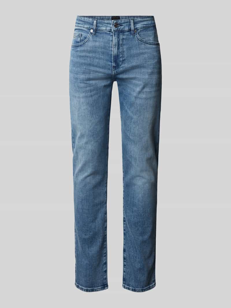 Boss Slim fit jeans in labeldetail, model 'Delaware'
