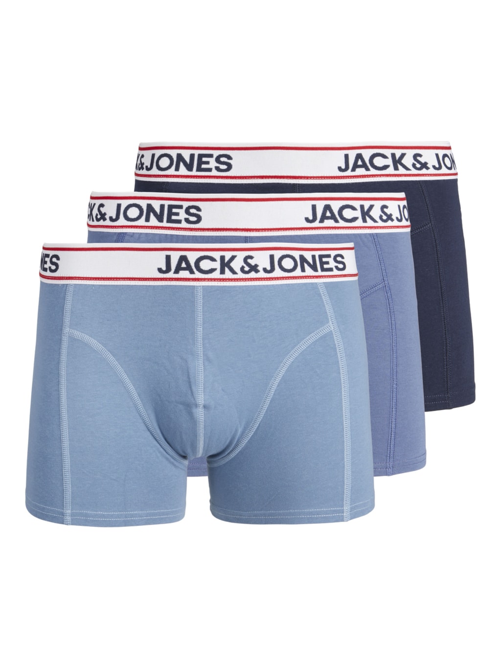 Jack & Jones Boxershorts JACJAKE Trunks 3-pack Vintage Blue / Navy-S