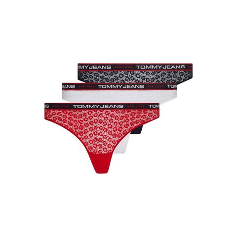 Tommy Hilfiger Underwear T-String "TJ 3P THONG LACE", (3 St., 3er-Pack)
