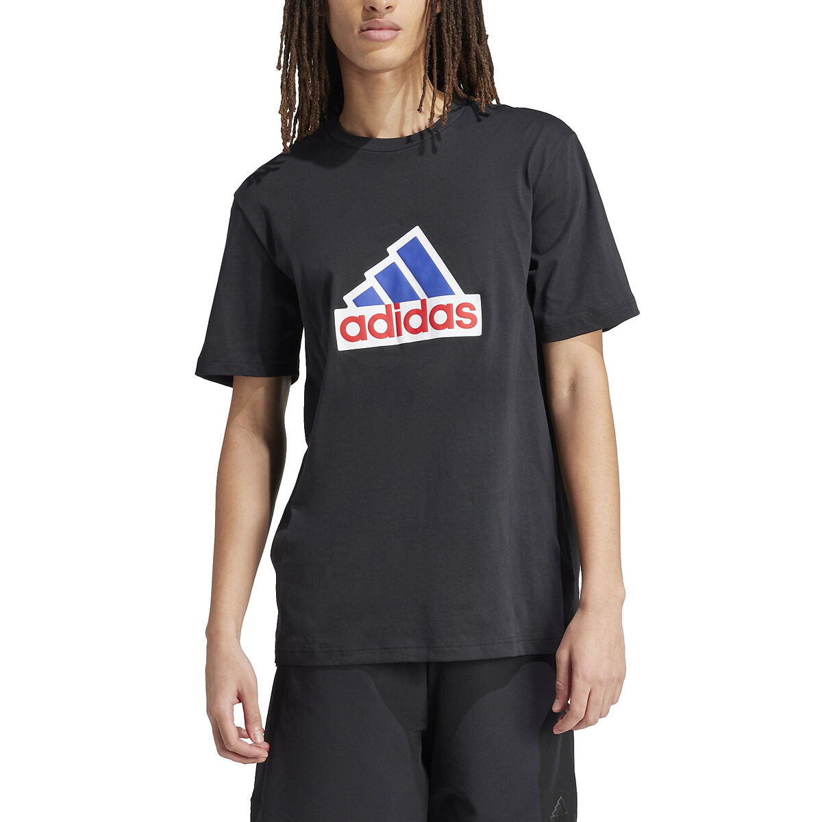 ADIDAS SPORTSWEAR T-shirt met korte mouwen en logo in reliëf