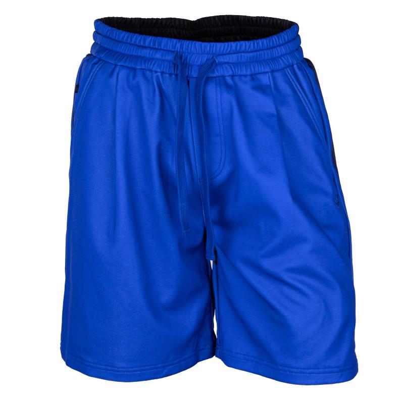Adidas Short de sport bicolore 3 bandes poches côtés Homme 