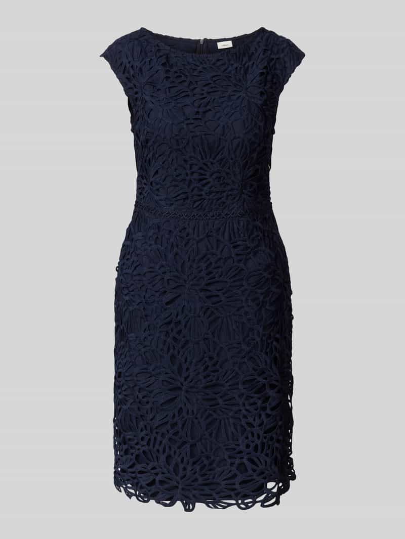s.Oliver BLACK LABEL Minikleid Kleid aus Spitze Spitze