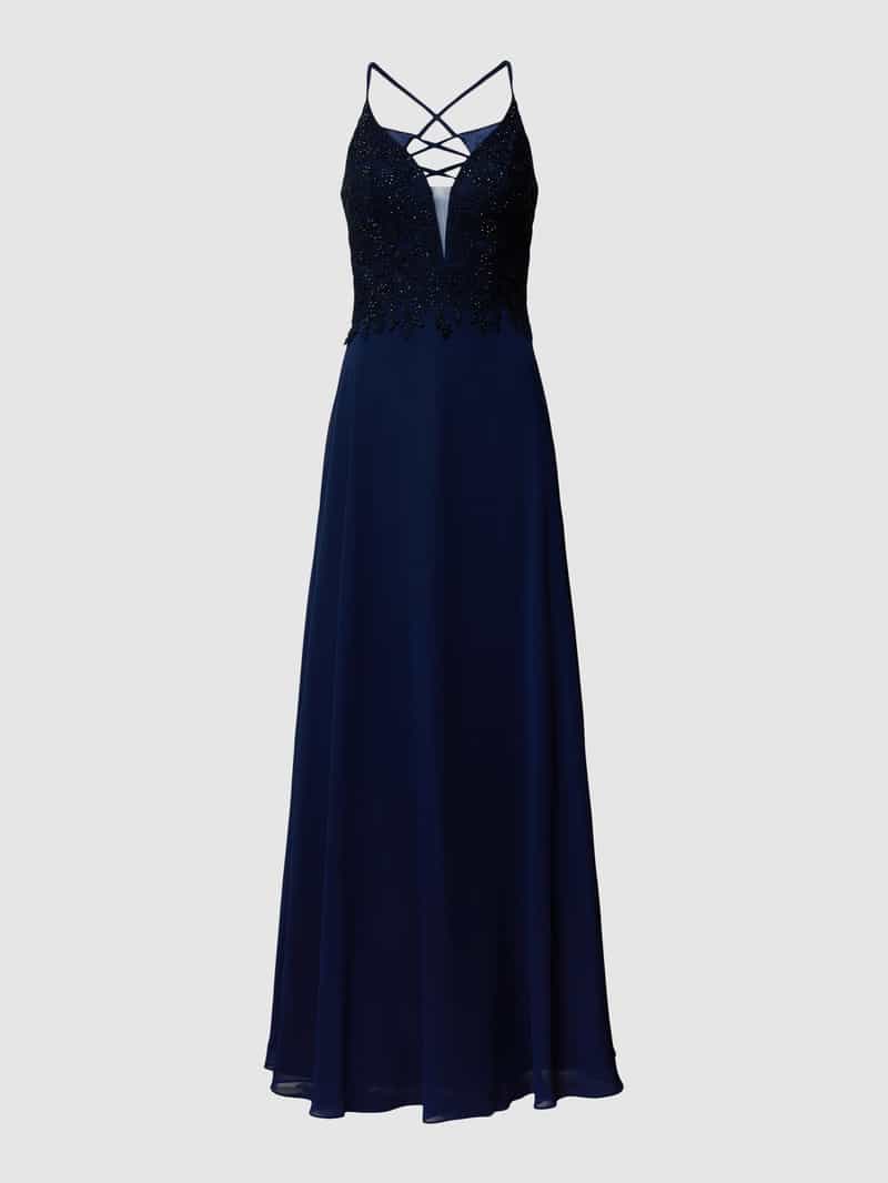 Luxuar Midi-jurk met siergarnering