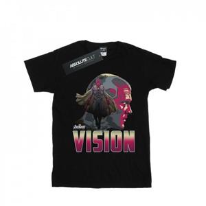 Marvel Girls Avengers Infinity War Vision Character Cotton T-Shirt