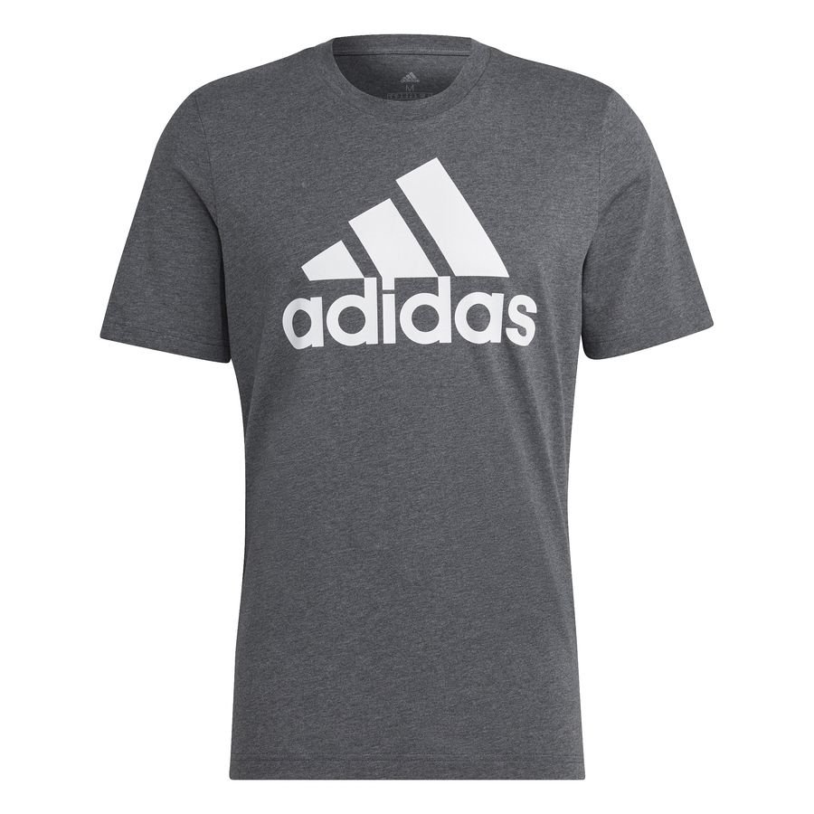 Adidas T-shirt Essentials Big Logo - Grijs/Wit
