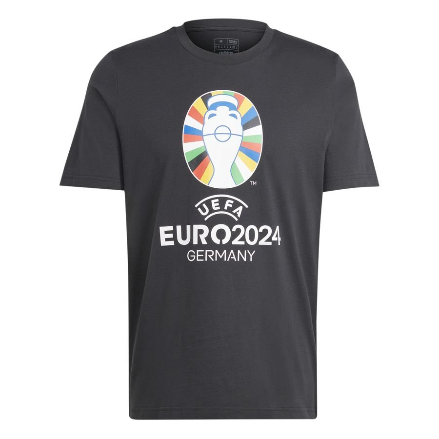Adidas T-shirt EURO 2024 Emblem - Zwart