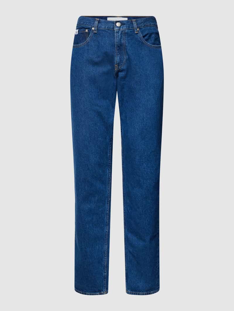 Calvin Klein Jeans Straight fit jeans van katoen, model 'AUTHENTIC'
