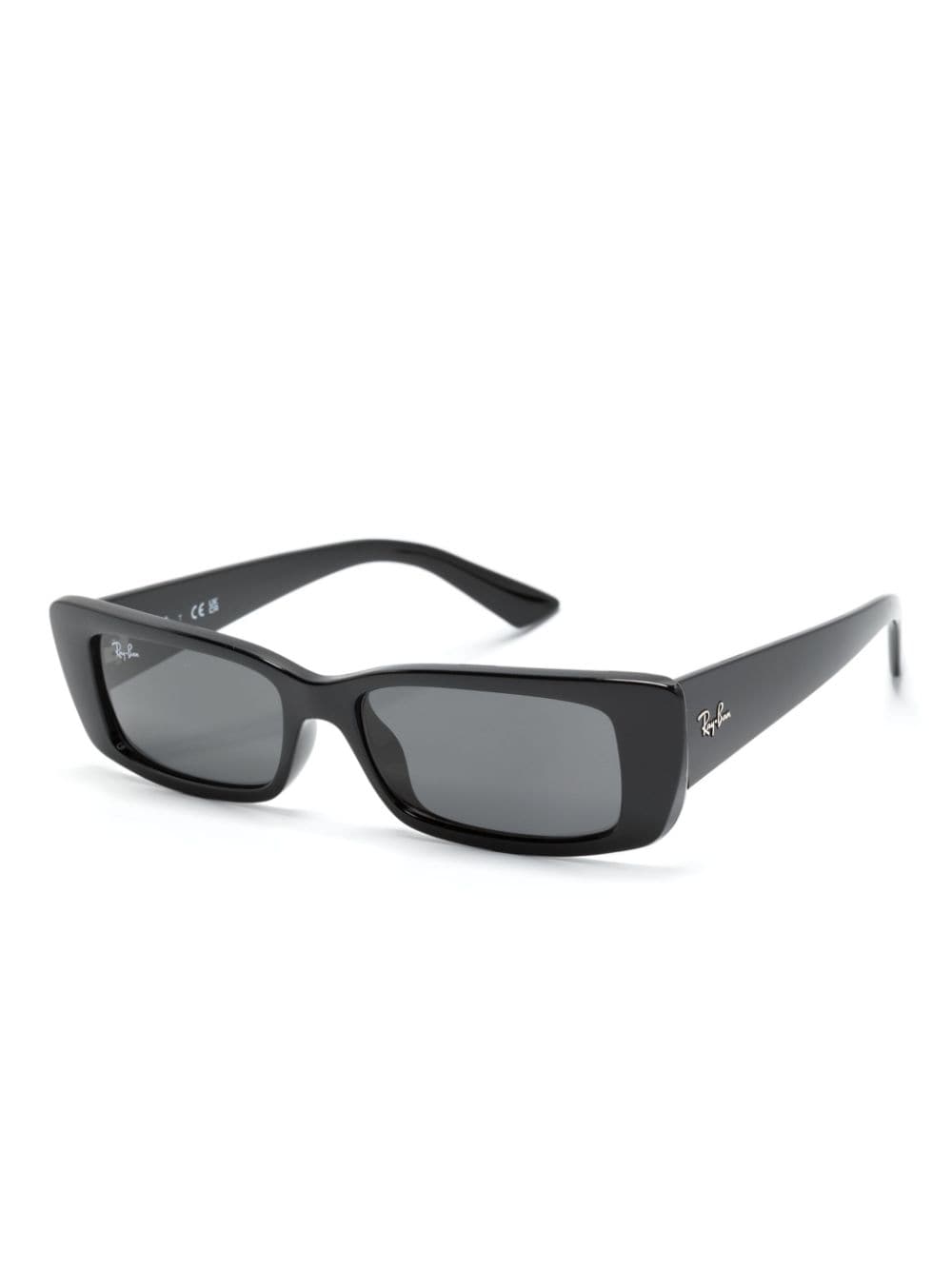 Ray-Ban Teru zonnebril met rechthoekig montuur - Zwart