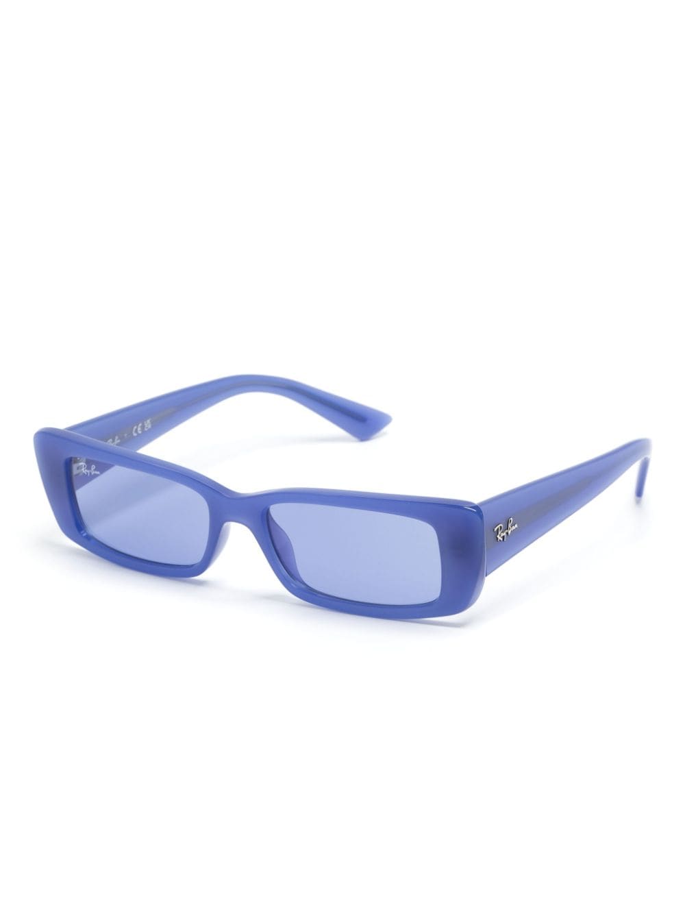 Ray-Ban Teru Bio-Based zonnebril met rechthoekig montuur - Blauw