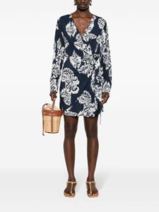 LIU JO Mini-jurk met paisley-print - Blauw