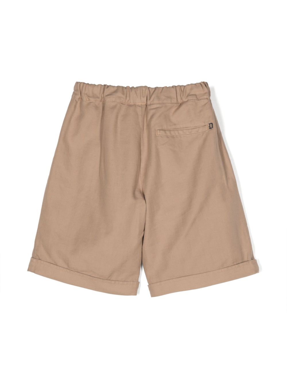DONDUP KIDS herringbone bermuda shorts - Beige