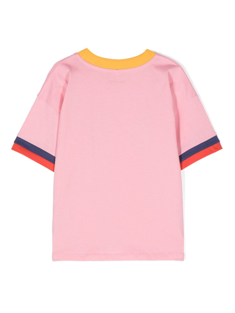Mini Rodini Katoenen T-shirt met tekst - Roze