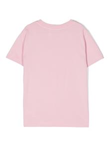 Ralph Lauren Kids T-shirt met borduurwerk - Roze