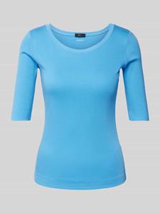Marc Cain T-Shirt Graphic Booster Premium Damenmode Körpernahes T-Shirt mit ¾-Ärmel