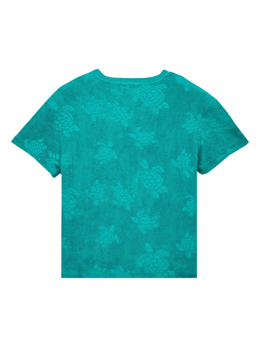Vilebrequin Katoenen T-shirt met badstof effect - Groen