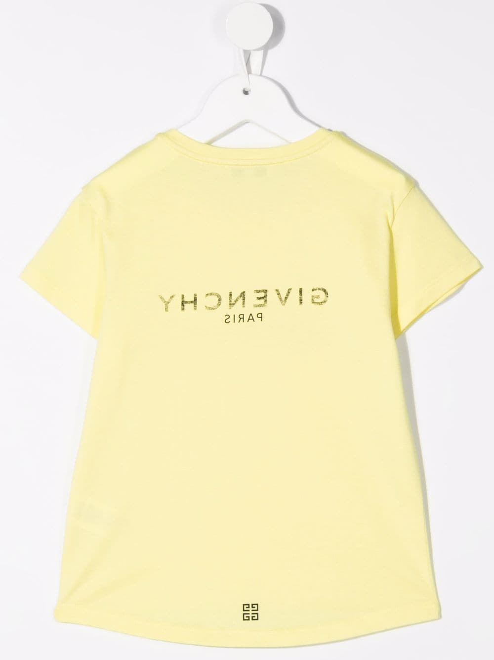 Givenchy Kids T-shirt met logoprint - Geel